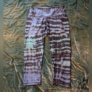 Old Navy Blue Tye Dye Active Leggings